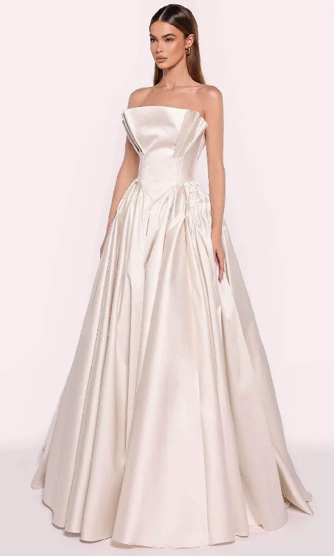 New In This Season Tarik Ediz 98733 - Strapless Taffeta Ballgown