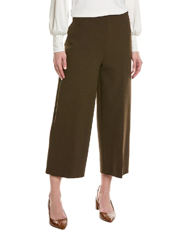 Sale On Clothing Vince Crop Wide Leg Wool-Blend Pant