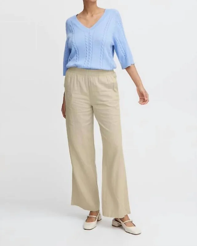 Elevate Your Wardrobe Falakka Pants In Humus