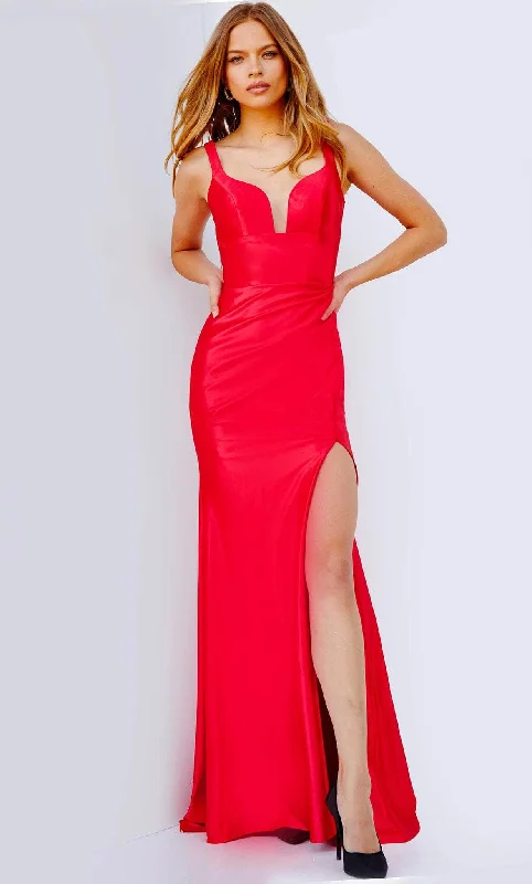 Flash Sale Clothing JVN by Jovani JVN24198 - Sleeveless Strappy Back Prom Gown