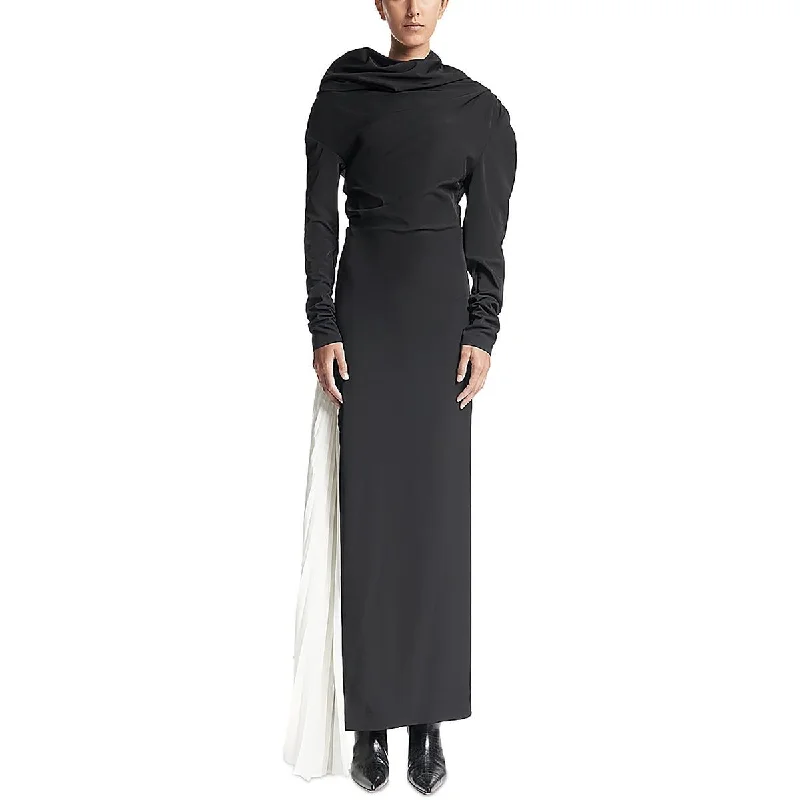 Seasonal Fashion Womens Long Side-Slit Maxi Dress