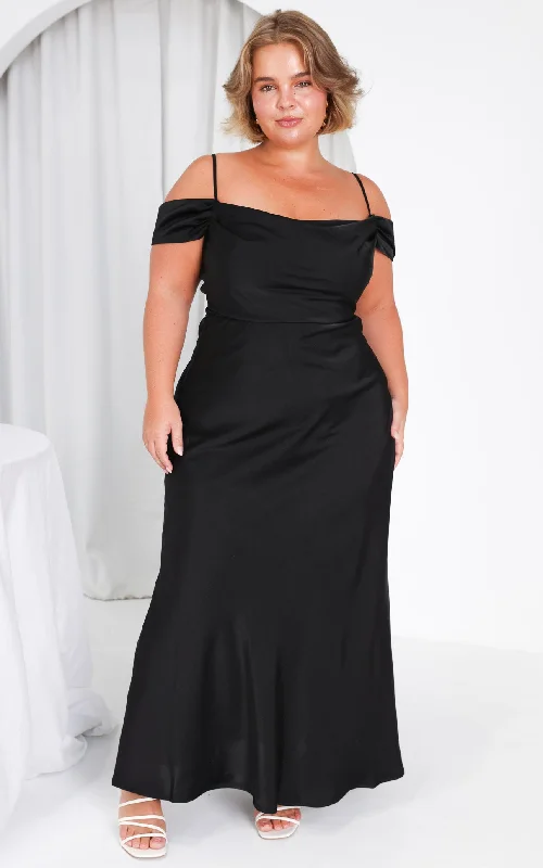 Affordable Online Boutiques Evangelista Maxi Dress - Black