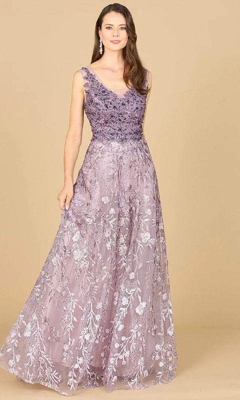 Trend Alert Lara Dresses 29155 - Ombre Lace Evening Gown