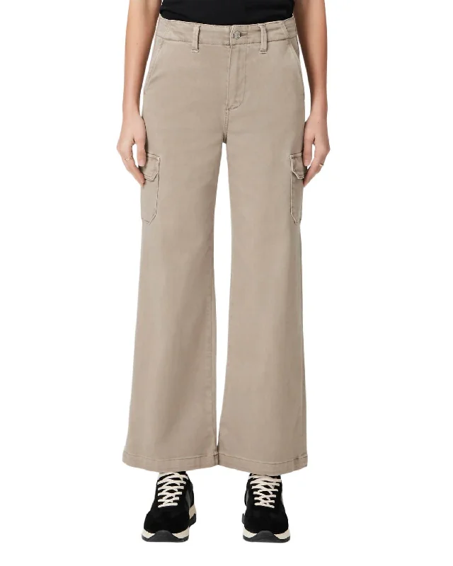 Big Sale Event Carly Cargo Pant In Vintage Moss Taupe