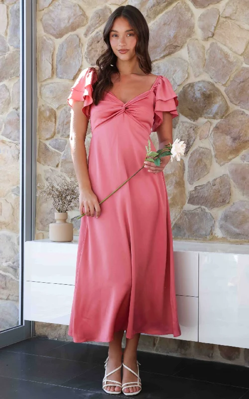 Women Clothes In The Sky Maxi Dress - Rose Blossom