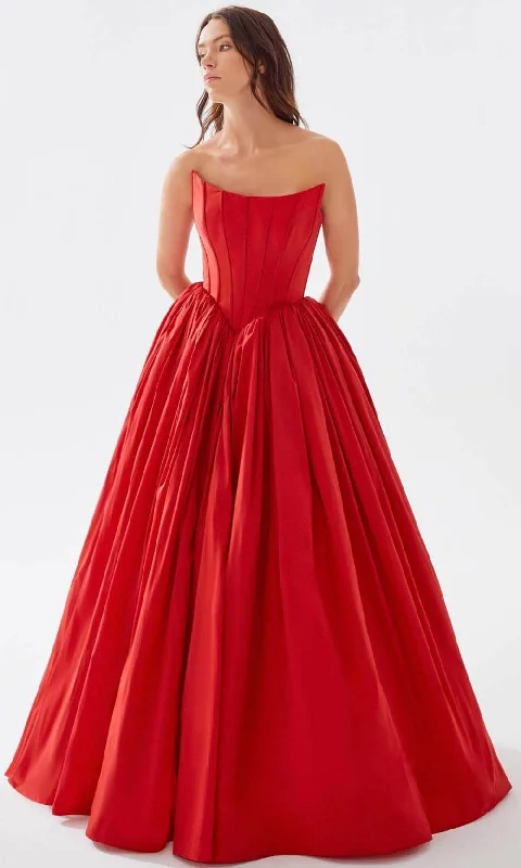 Limited Time Offers Tarik Ediz 52059 - Strapless Corset Ballgown