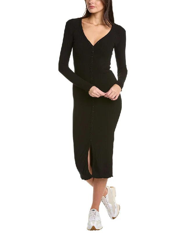 Fashion Essentials Moonsea Ribbed Midi Dress