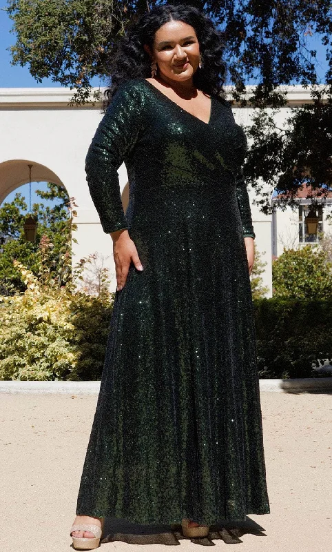 Exclusive Discount Sydney's Closet CE2302 - Sequined A-Line Evening Gown