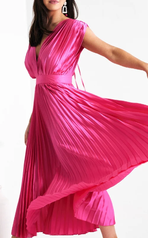 Sale Clearance Naomi Maxi Dress - Hot Pink