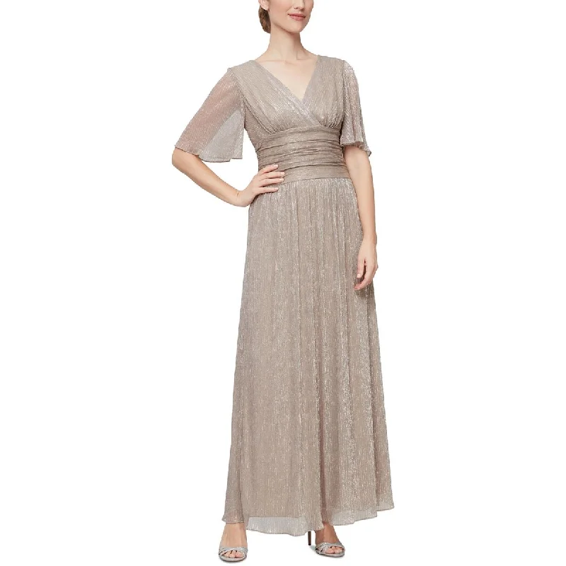 Clothing Store Womens Full Length etallic Maxi Dress