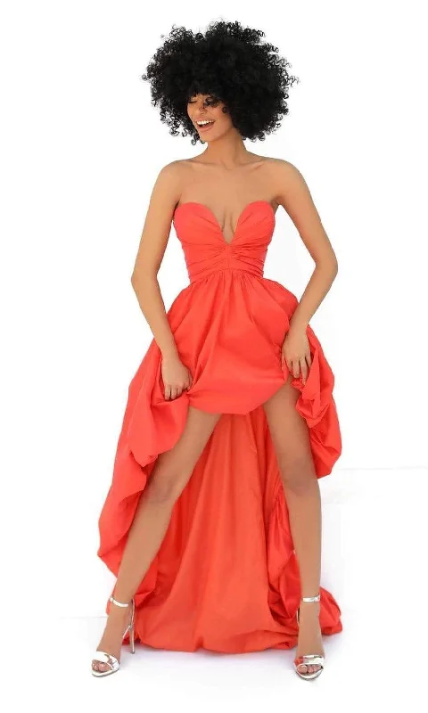 Summer Sale Tarik Ediz - 51053 Strapless High Low Gown