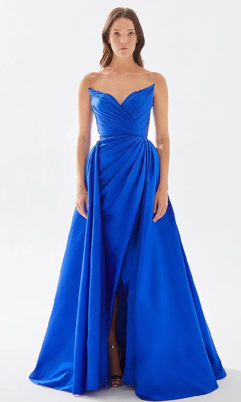 Affordable Online Boutique Tarik Ediz 52126 - Strapless Deep Sweetheart Exquisite Gown