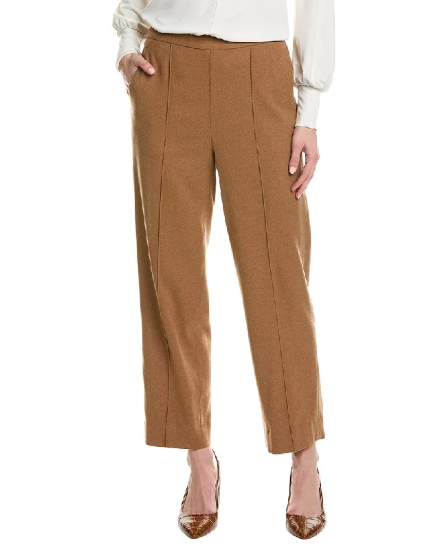 Clothes Sales Vince Mid-Rise Wool-Blend Easy Pant