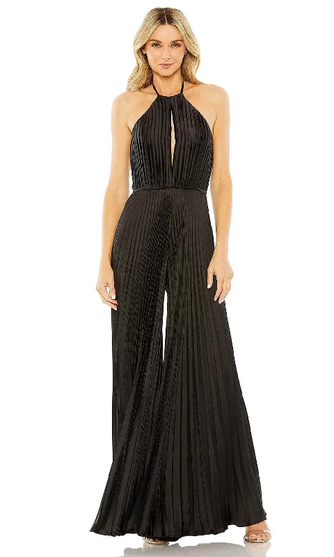 Clothes For Sale Ieena Duggal 27457 - Pleated Backless Jumpsuit