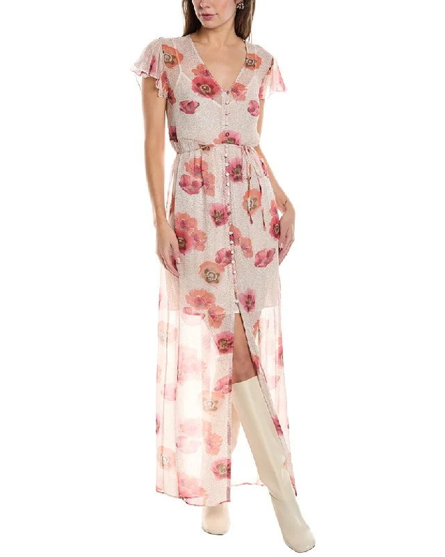 Runway Inspired Wear rag & bone Raine Silk-Blend Maxi Dress