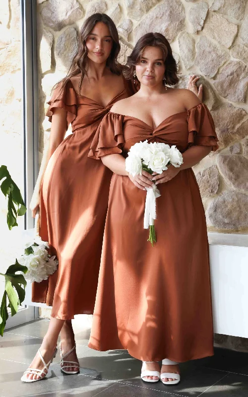 Timeless Classics In The Sky Maxi Dress - Copper