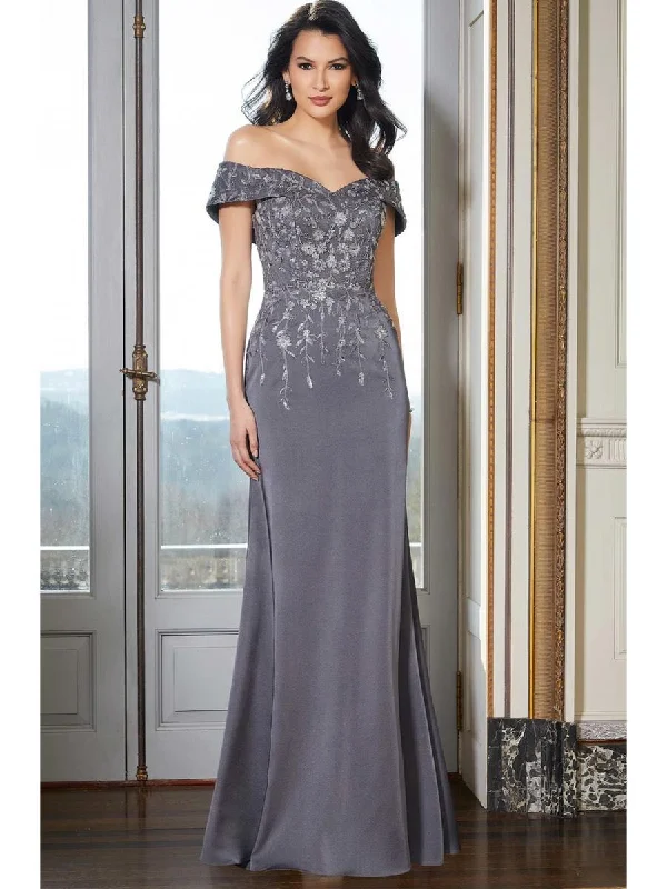 Premium Fabrics MGNY Madeline Gardner New York  72615 Long Formal Dress