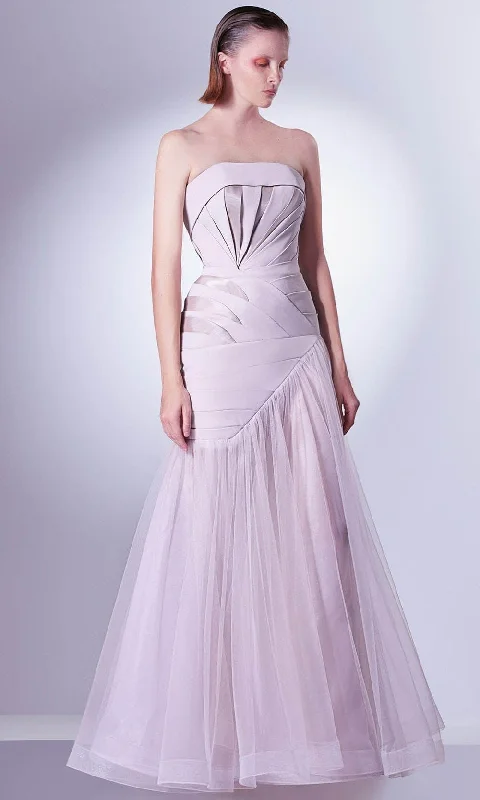 New Arrival Discounts MNM Couture G1343 - Strapless Evening Gown