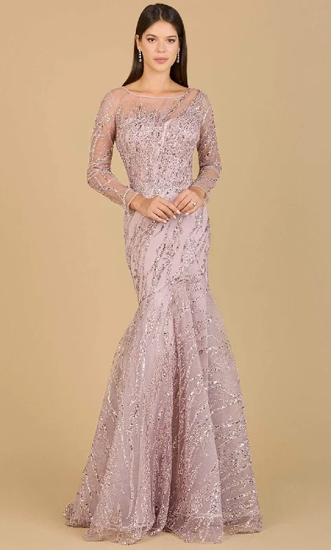 Trending Items Lara Dresses 29199 - Beaded Illusion Scoop Evening Gown