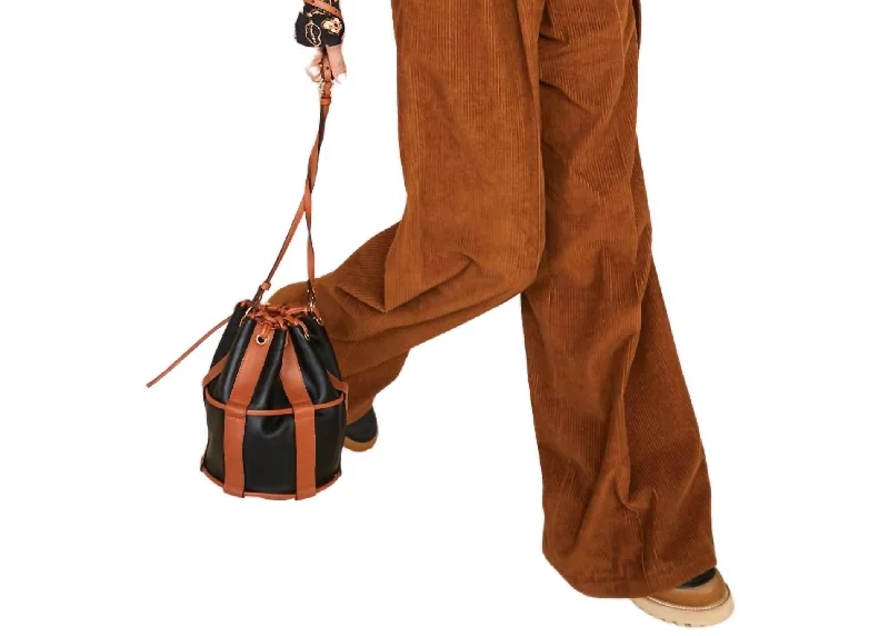 Women Online Clothing Boutiques Nico Velvet Corduroy Trouser In Umber