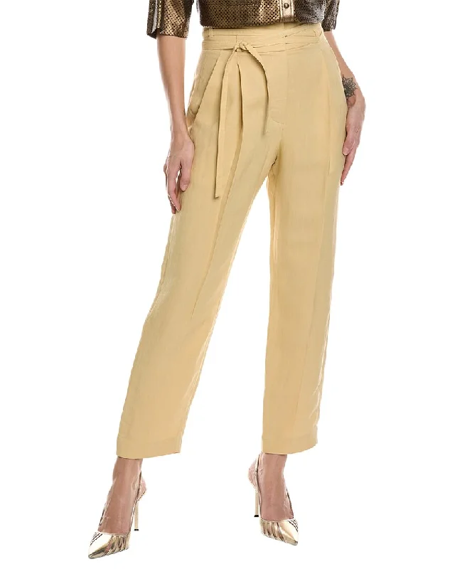 Chic Casual Style Brunello Cucinelli Linen-Blend Pant