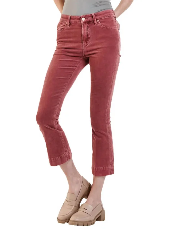 Trendy Street Style Clothing Jeanne Corduroy Pant In Cinnamon