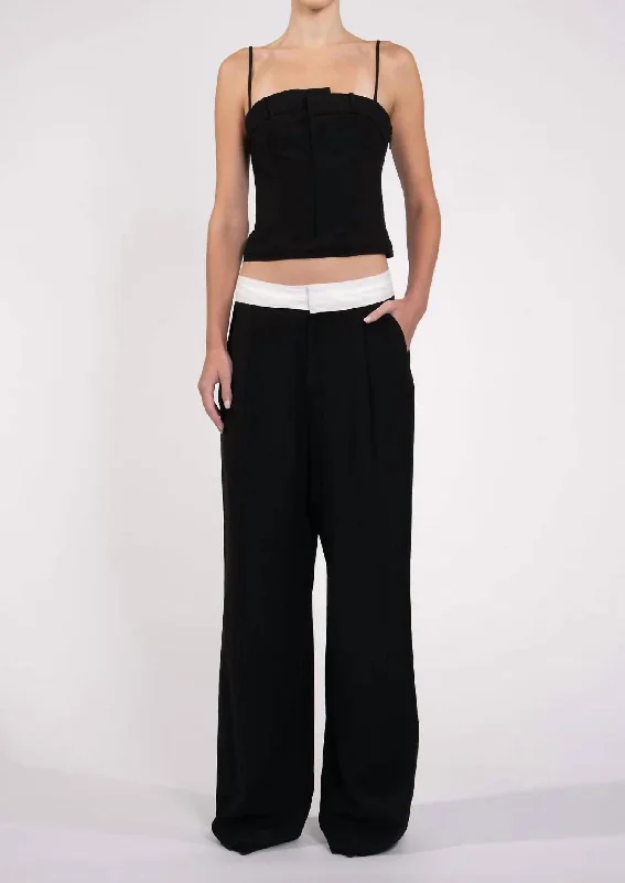 Chic And Comfortable Landon Pant In Black