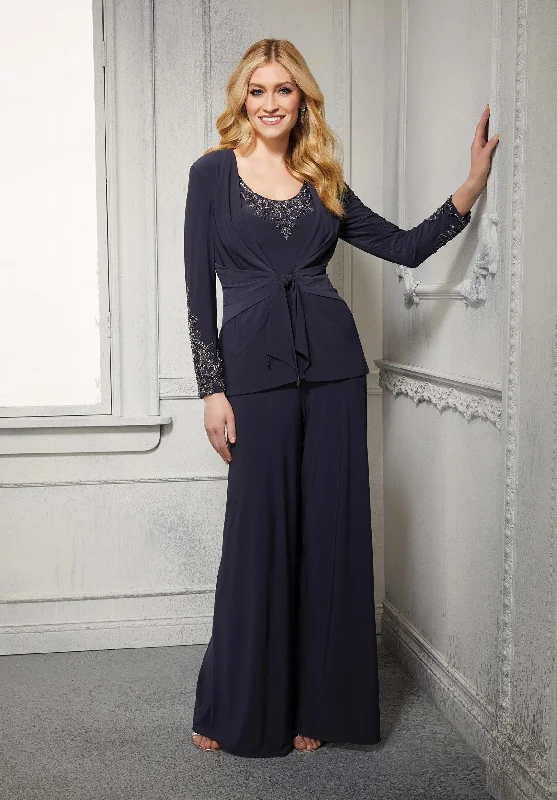 Valentine's Special MGNY Madeline Gardner New York 72427 Long Formal Pantsuit