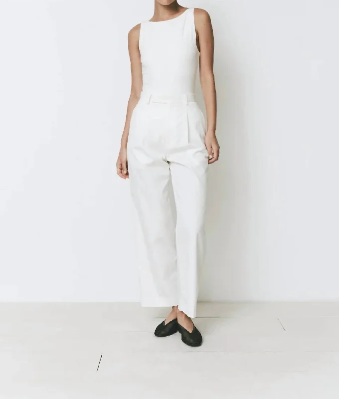 Catch Every Fashion Trend Siene Pants In Off White