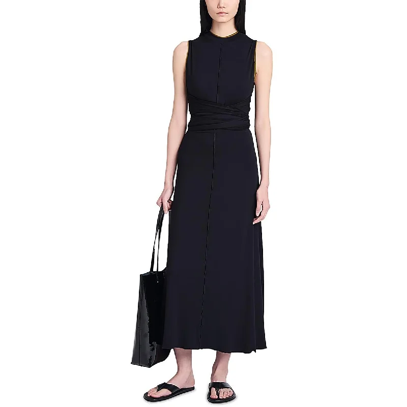 Best Online Boutiques For Women Womens Sleeveless Casual Midi Dress