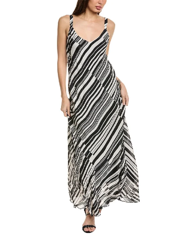 Fashion Forward Johnny Was Normania Bias Silk-Blend Maxi Dress