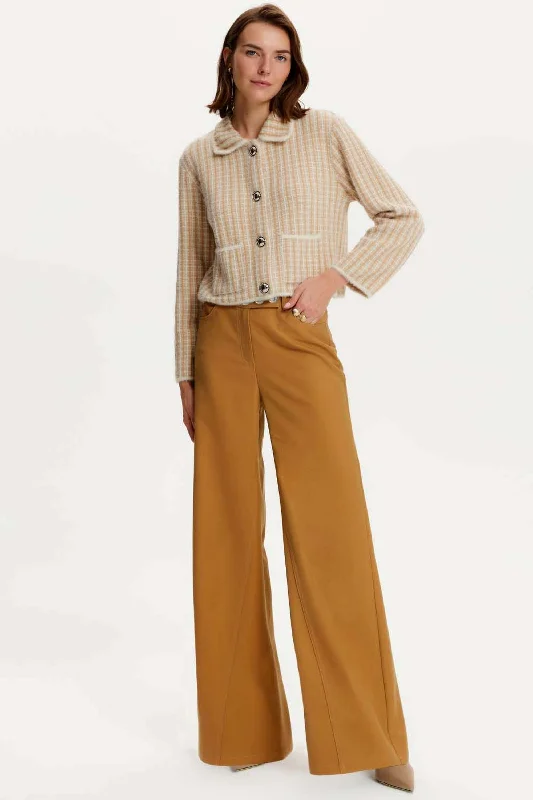 Women's Clothing Flare Gabardine Pants