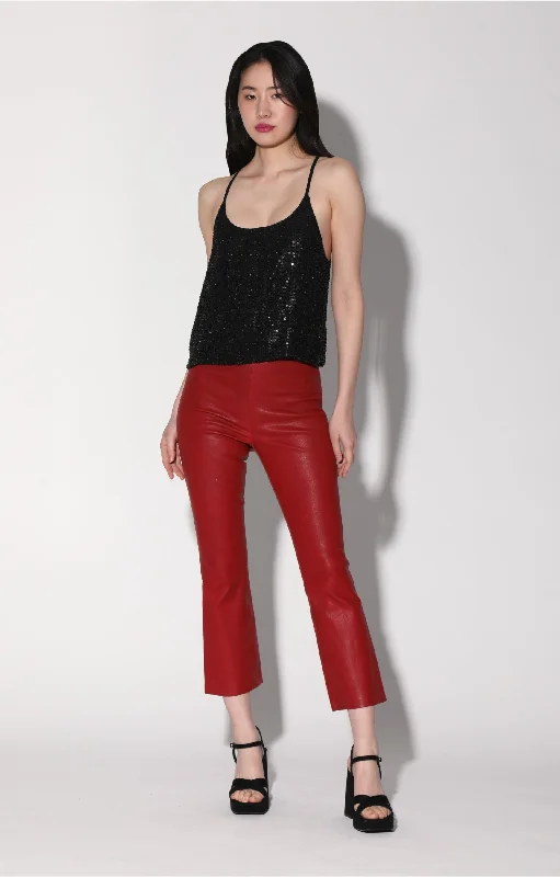 Stylish Savings Lori Pant, Red - Leather