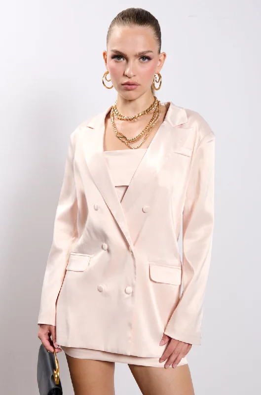 End Of Season Clearance TALIA SATIN BLAZER