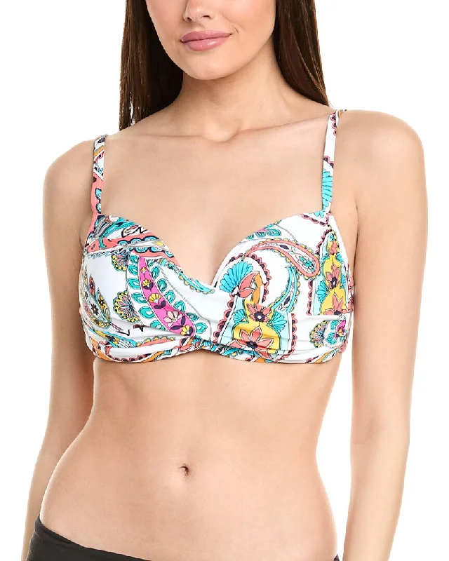 Exclusive Discount La Blanca Pave The Way Wrap Bikini Top