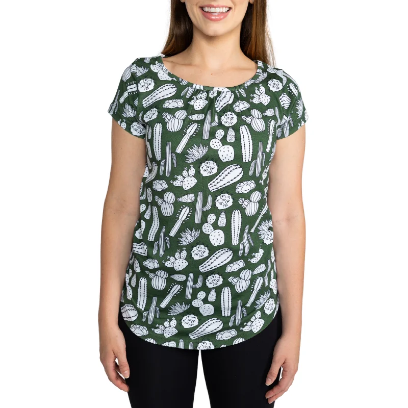 Clothes For Women Cactus Plants Ida Top [FINAL SALE]