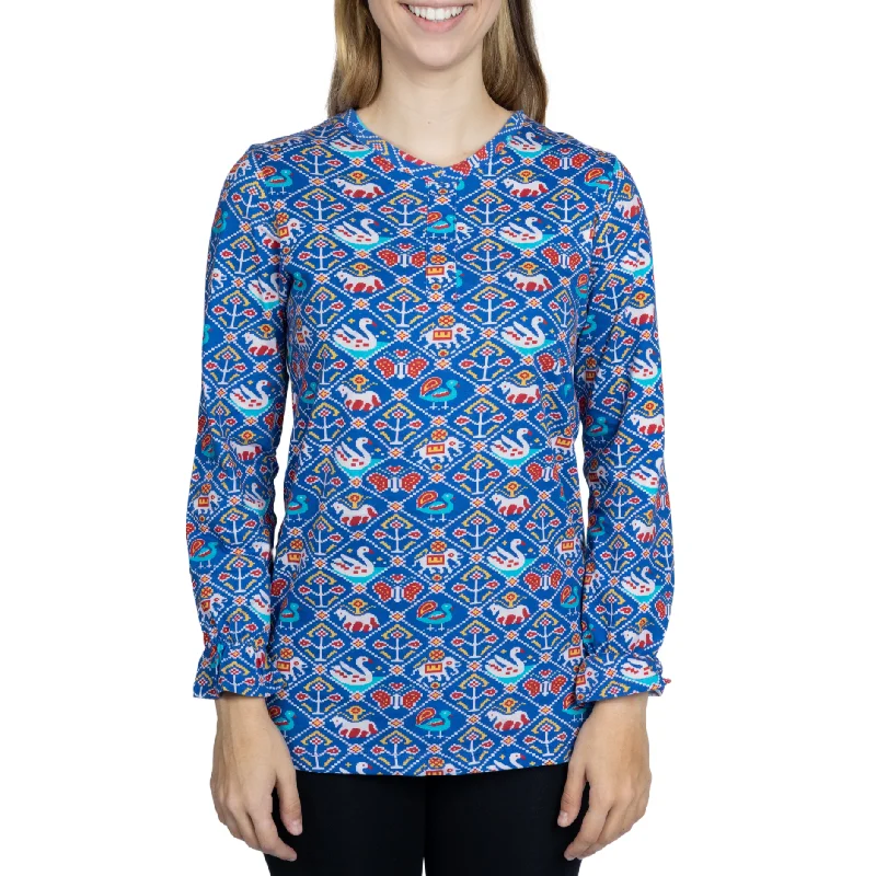 Online Boutique Clothing Geometric Animals Tunic Top [FINAL SALE]