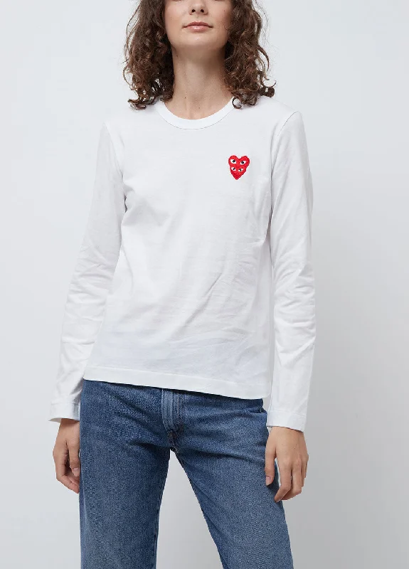 Comfort First Women's Wear T291 Double Heart Long-sleeve T-shirt