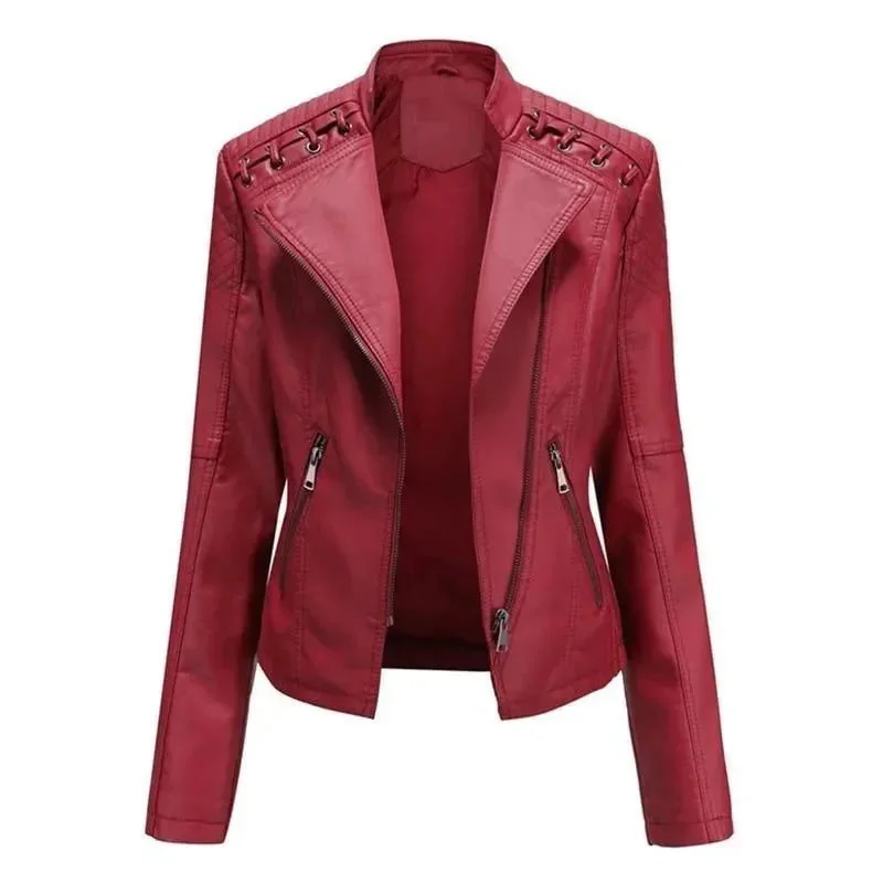 Special Offer Punk Leather Jacket For Women