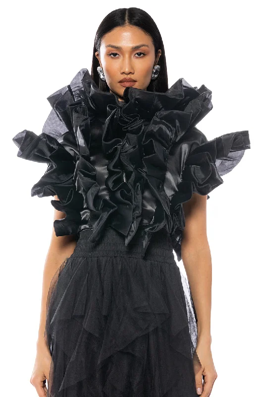 Fashion Essentials HIGH HITS AVANT GARDE RUFFLE VEST