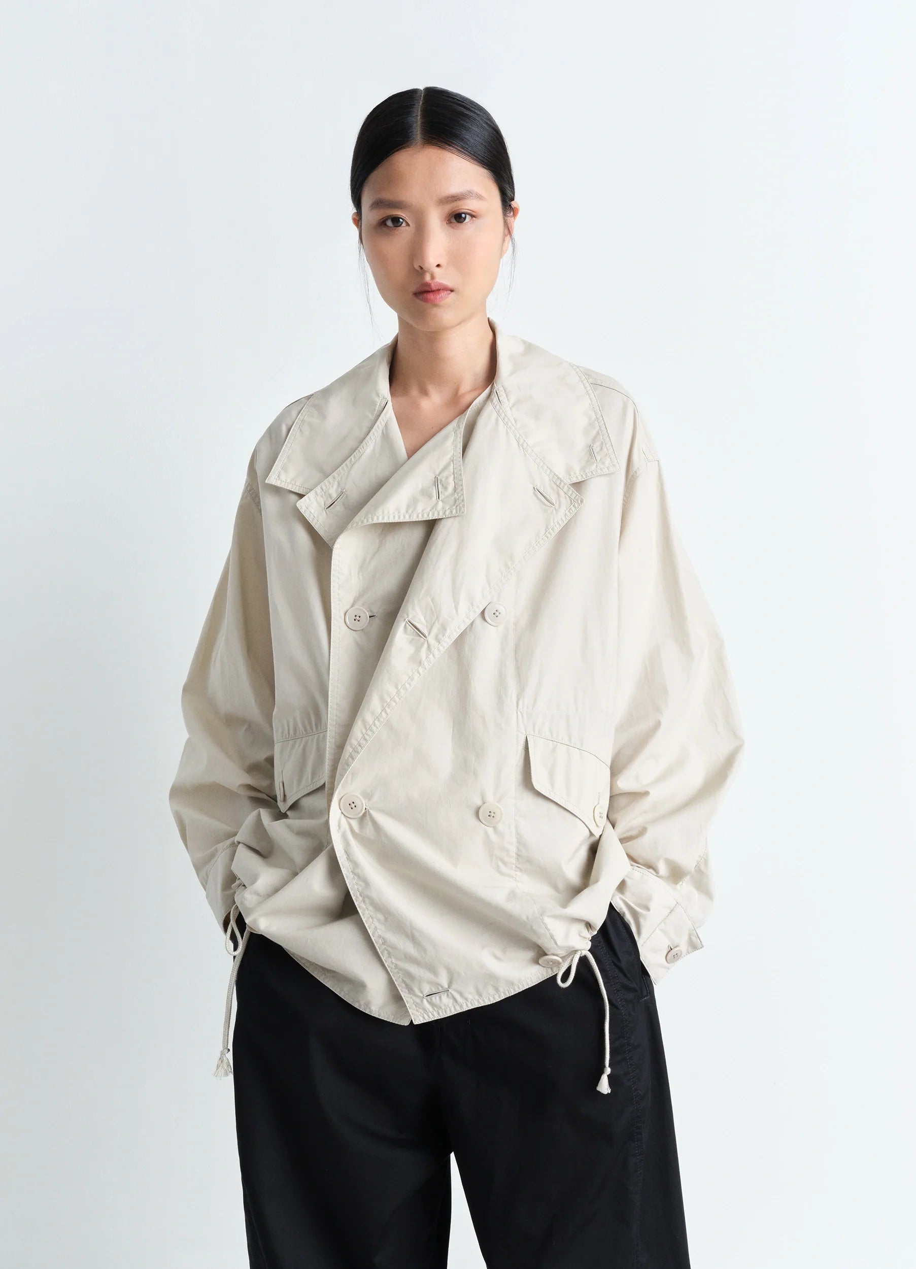 Chic Casual Style DOUBLE FLAP LIGHT BLOUSON