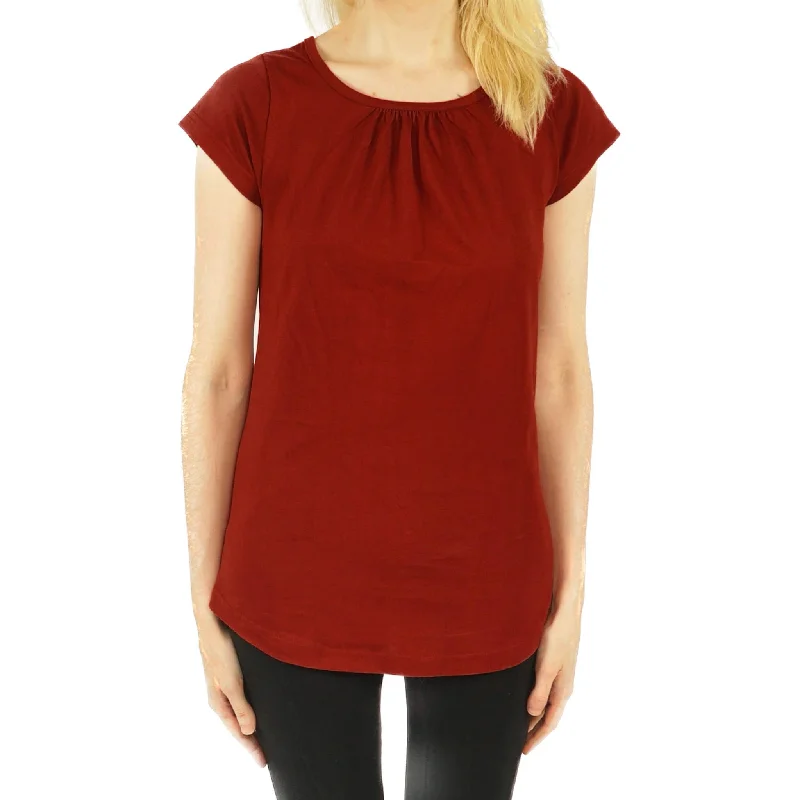 Clothing Store Maroon Ida Top [FINAL SALE]