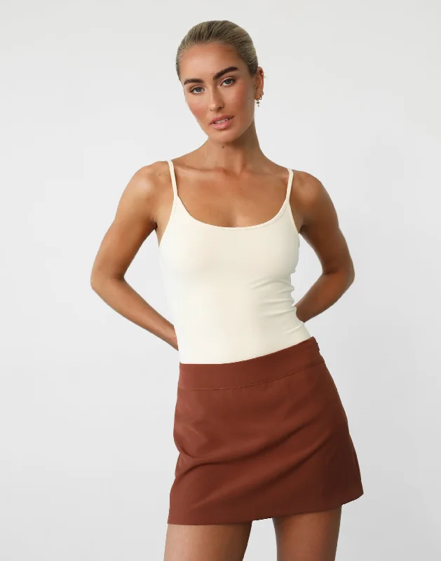 Bundle Offer Ashwood Mini Skirt (Clay)