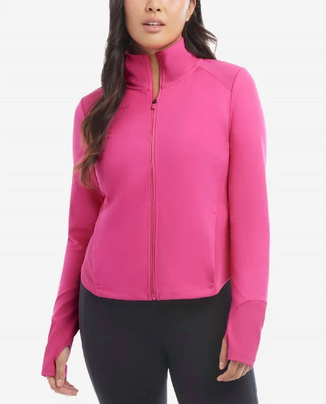 Full-Zip Run Jacket In Luminous Pink