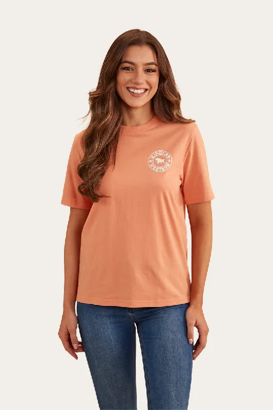 Get The Latest Trends Signature Bull Womens Loose T-Shirt - Sunset