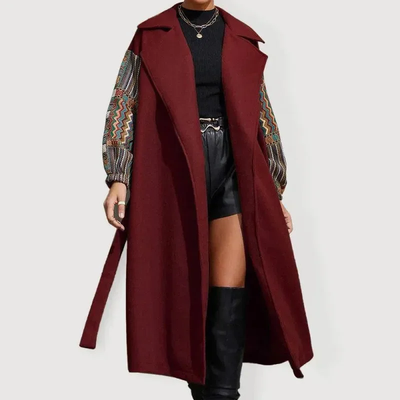 Women Online Clothing Boutiques Women's Lapel Loose Woolen Coat