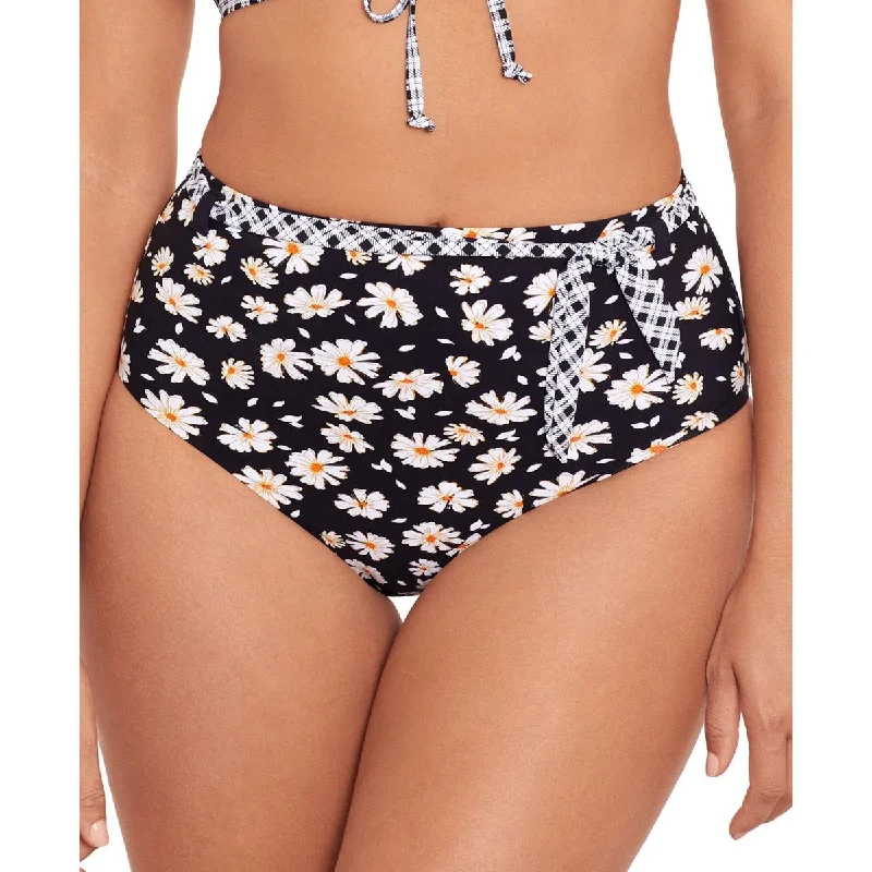 Summer Sale Chick Lit Cherry Dip Womens Floral Print Removable Beltq Swim Bottom Separates