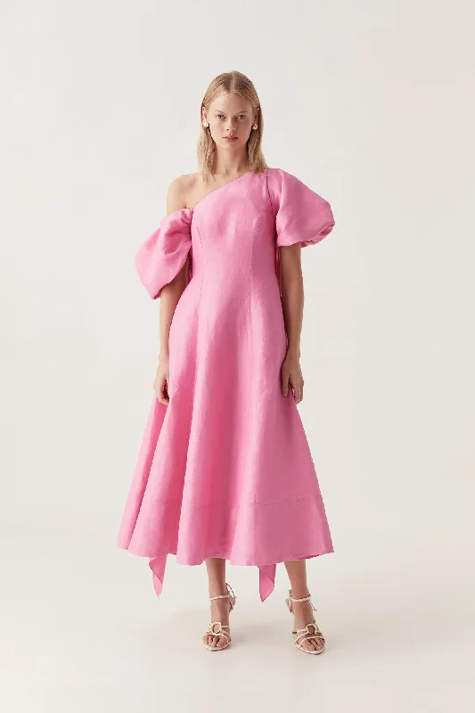 Latest Fashion Arista Tulip Sleeve Midi Dress