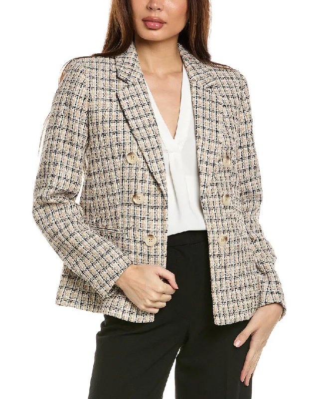 Effortless Everyday Wear Jones New York Double-Breasted Jacket