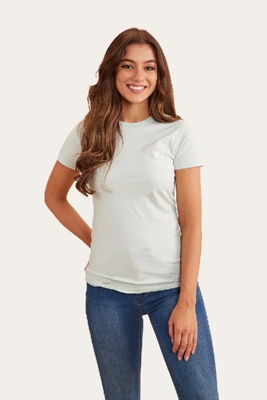 Step Ahead, Lead The Trend Signature Bull Womens Classic Fit T-Shirt - Skylight